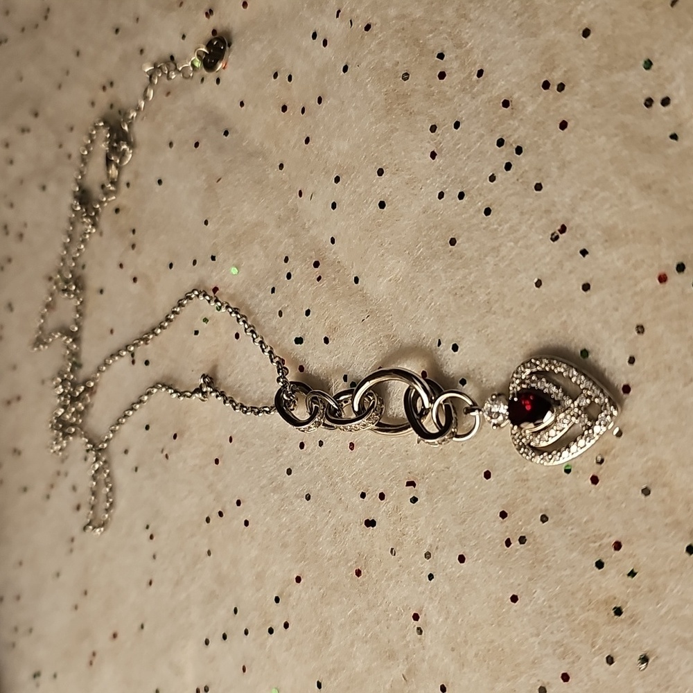 Bomb Party Heart Pendant Necklace